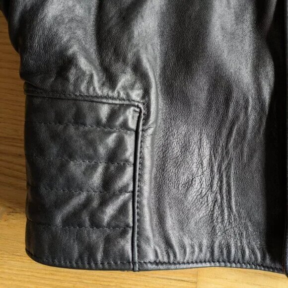 Punk Rock Leather Jacket (mens) - size L - Picture 6 of 9